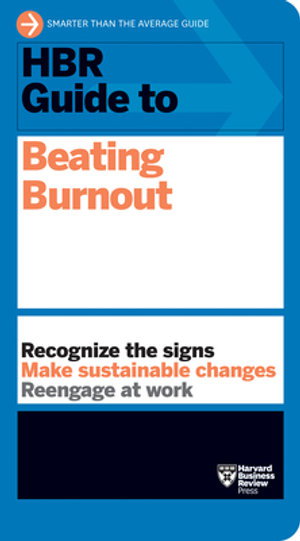 Cover art for HBR Guide to Beating Burnout