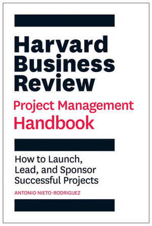 Cover art for Harvard Business Review Project Management Handbook