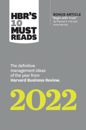 Cover art for HBR's 10 Must Reads 2022