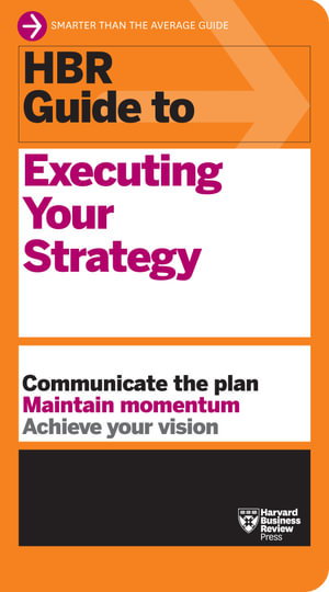 Cover art for HBR Guide to Executing Your Strategy