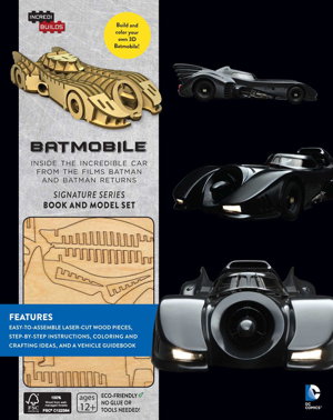 Cover art for Incredibuilds - Batmobile Inside the Incredible Car from the Films Batman and Batman Returns