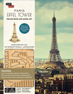 Cover art for Incredibuilds Paris Eiffel Tower Deluxe Book and Model Set