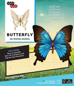 Cover art for Incredibuilds Butterfly 3D Wood Model