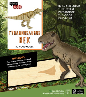Cover art for Incredibuilds Tyrannosaurus Rex 3D Wood Model