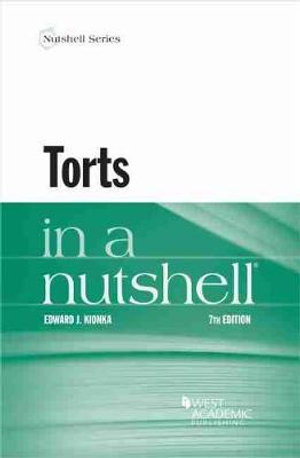 Cover art for Torts in a Nutshell