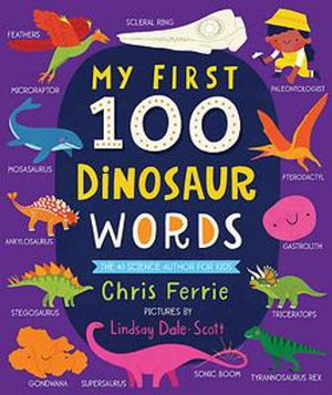 Cover art for My First 100 Dinosaur Words