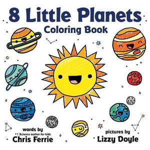 Cover art for 8 Little Planets Coloring Book