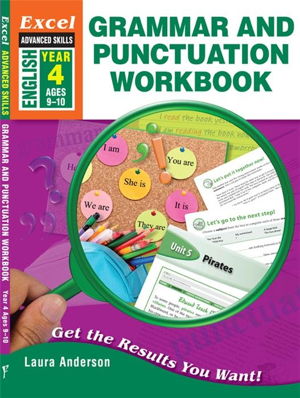 Cover art for Excel Advanced Skills Workbooks Grammar and Punctuation Workbook Year 4 Ages 9 to 10