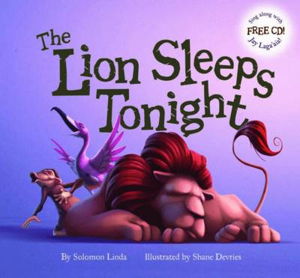 Cover art for Lion Sleeps Tonight Board Book (with CD)