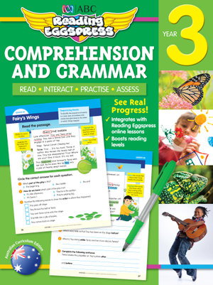 Cover art for Reading Eggspress Comprehension and Grammar Year 3