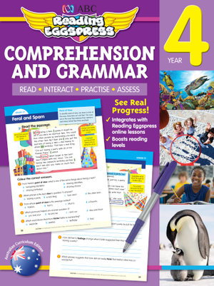 Cover art for Reading Eggspress Comprehension and Grammar Year 4