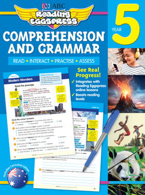 Cover art for Reading Eggspress Comprehension and Grammar Year 5