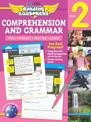 Cover art for Reading Eggspress Comprehension and Grammar Year 2