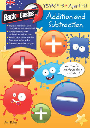 Cover art for Blake's Back to Basics Addition and Subtraction Years 4 - 5