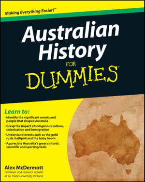 Cover art for Australian History For Dummies