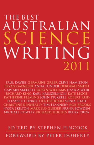 Cover art for The Best Australian Science Writing 2011
