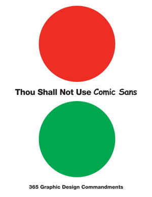 Cover art for Thou Shall Not Use Comic Sans