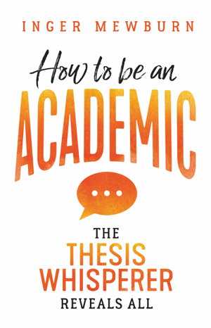Cover art for How to be an Academic