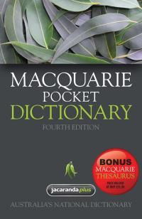Cover art for Macquarie Pocket Dictionary Fourth Edition + Bonus Pocket Thesaurus