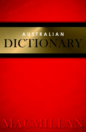 Cover art for Macmillan Australian Dictionary