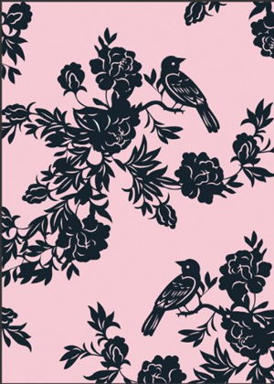 Cover art for Felt Journal Birds Pink