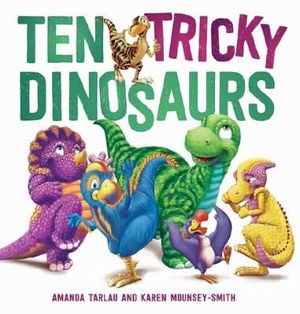 Cover art for Ten Tricky Dinosaurs