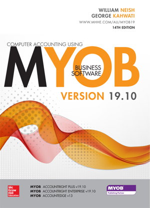 Cover art for Computer Accounting Using Myob V19.10