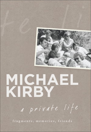 Cover art for Michael Kirby A Private Life