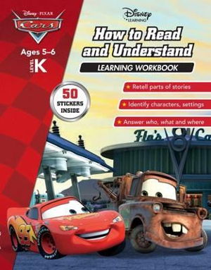 Cover art for Disney Cars: How to Read and Understand Learning Workbook Level K