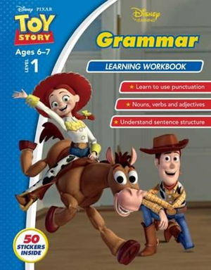 Cover art for Disney Toy Story: Grammar Learning Workbook Level 1