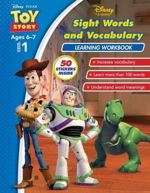 Cover art for Disney Toy Story: Sight Words and Vocabulary Learning Workbook Level 1