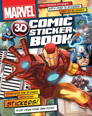 Cover art for Marvel Heroes 3D Comic Sticker Book