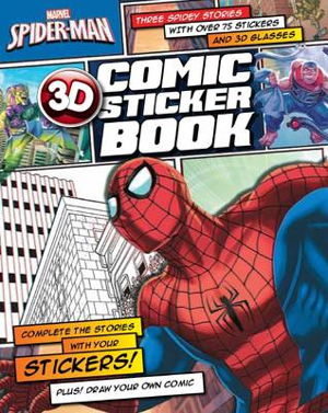 Cover art for Spider-Man 3D Comic Sticker Book