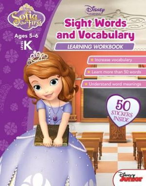 Cover art for Sofia the First Sight Words and Vocabulary Learning Workboo