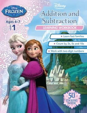 Cover art for Disney Frozen Addition and Subtraction Learning Workbook