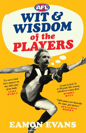 Cover art for AFL Wit and Wisdom of the Players