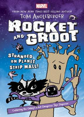 Cover art for Marvel Rocket and Groot #1 Stranded on Planet Strip Mall
