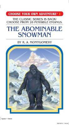 Cover art for The Abominable Snowman (Choose Your Own Adventure #1)