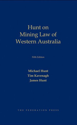 Cover art for Hunt on Mining Law of Western Australia