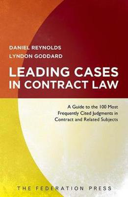 Cover art for Leading Cases in Contract Law