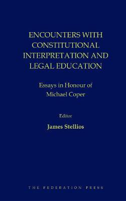 Cover art for Encounters with Constitutional Interpretation and Legal Education