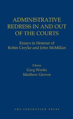Cover art for Administrative Redress In and Out of the Courts