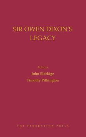 Cover art for Sir Owen Dixon's Legacy