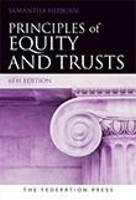 Cover art for Principles of Equity and Trusts