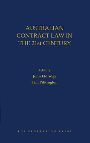 Cover art for Australian Contract Law in the 21st Century
