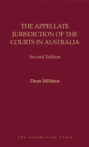Cover art for The Appellate Jurisdiction of the Courts in Australia