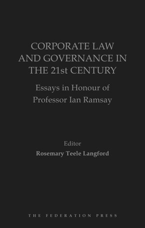 Cover art for Corporate Law and Governance in the 21st Century