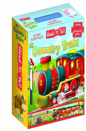 Cover art for My Country Train Head to Tail My First Floor Puzzle