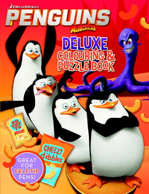 Cover art for Penguins of Madagascar Deluxe Colouring Book
