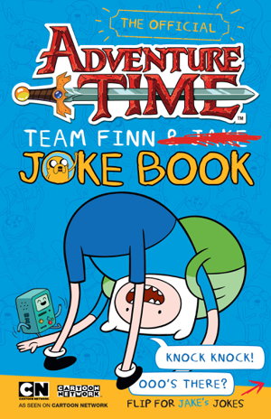 Cover art for Adventure Time Team Jake. Team Finn Joke Book